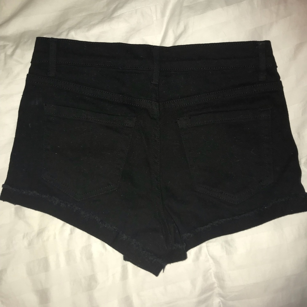 Black studded Forever 21 shorts